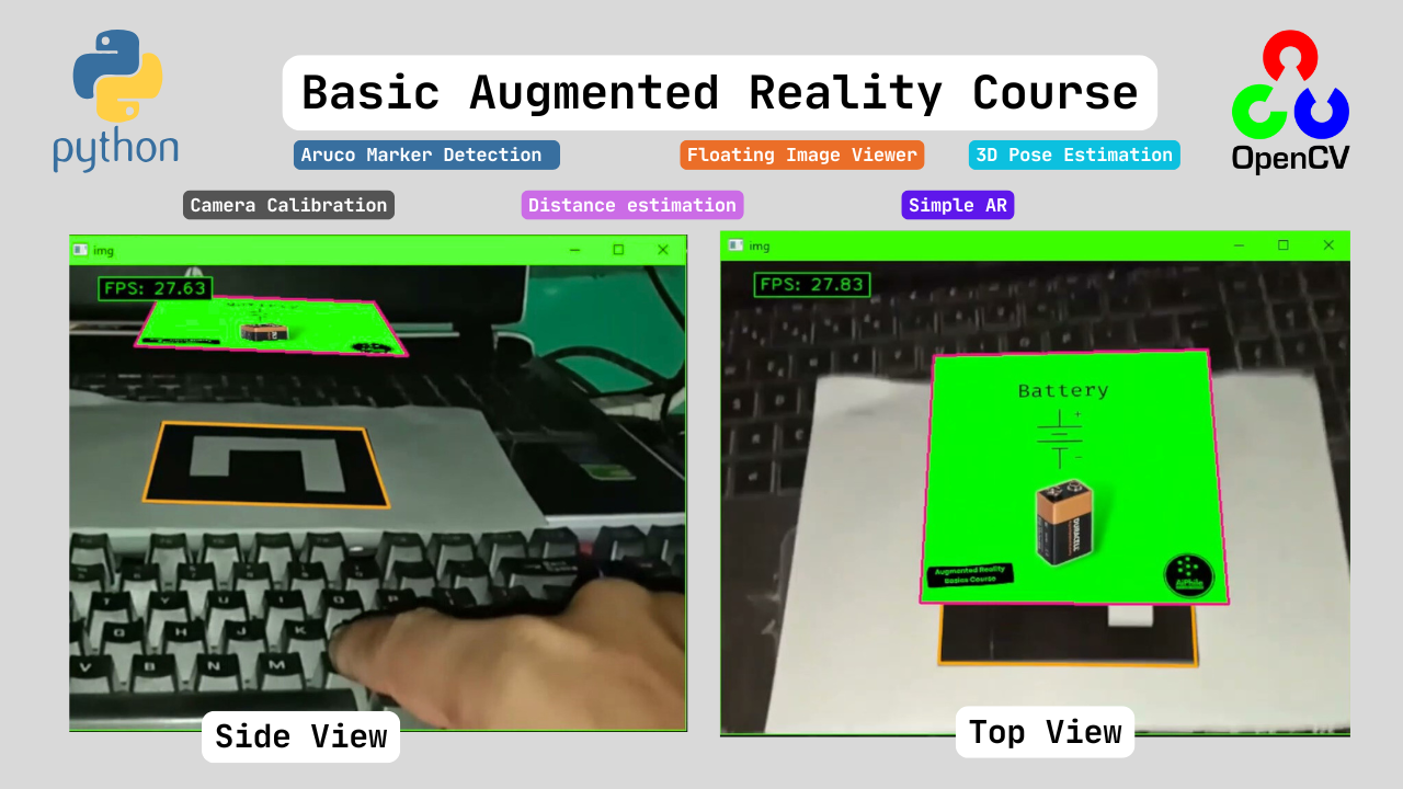 Basic Augmented Reality with OpenCV